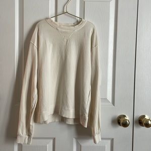 Zara girls cream colored sweatshirt